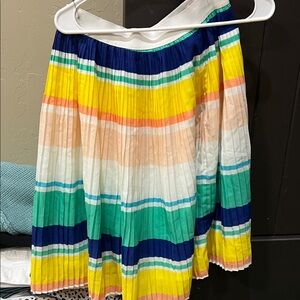 Merona Multicolor Striped A-Line Skirt